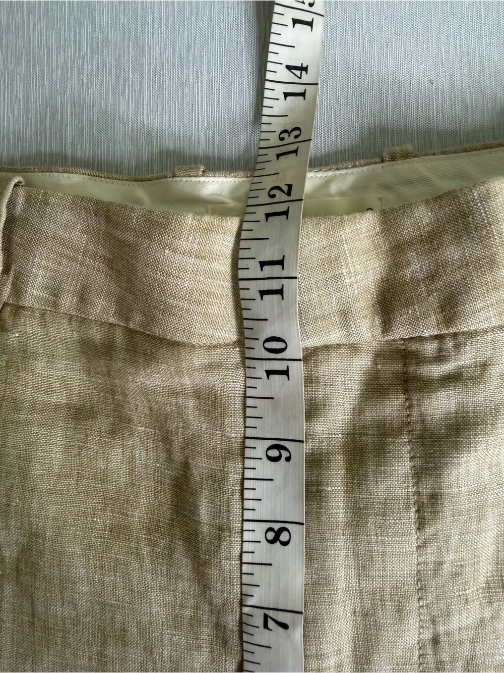 Everlane The Linen Trouser Cornstalk Chambray 34x30 Straight Leg NWT